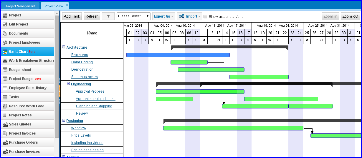 Gantt Chart Tool