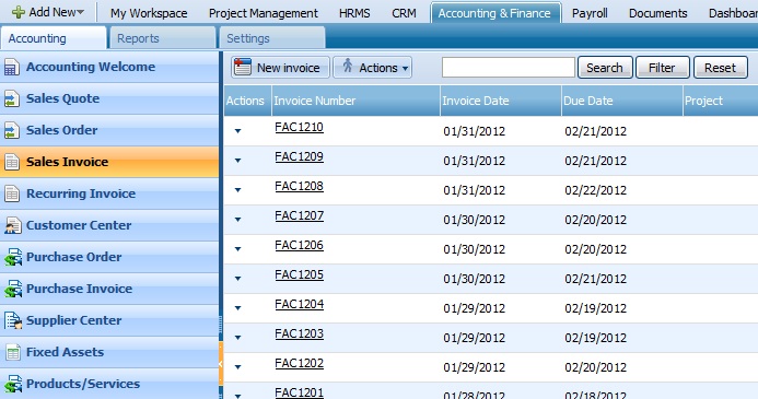 Sales Invoice